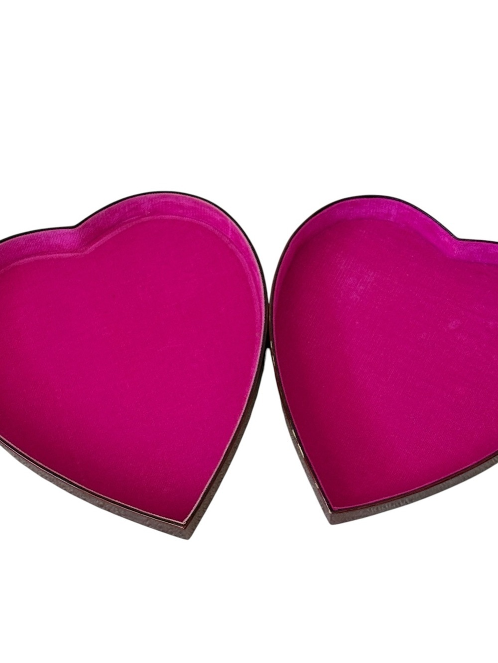 Vintage Japanese Lacquerware Trinket Mount Fuji Heart Shaped Box 50s 60s - Picture 6 of 10